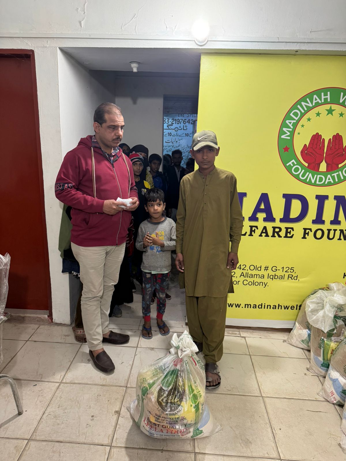 Helping by charity